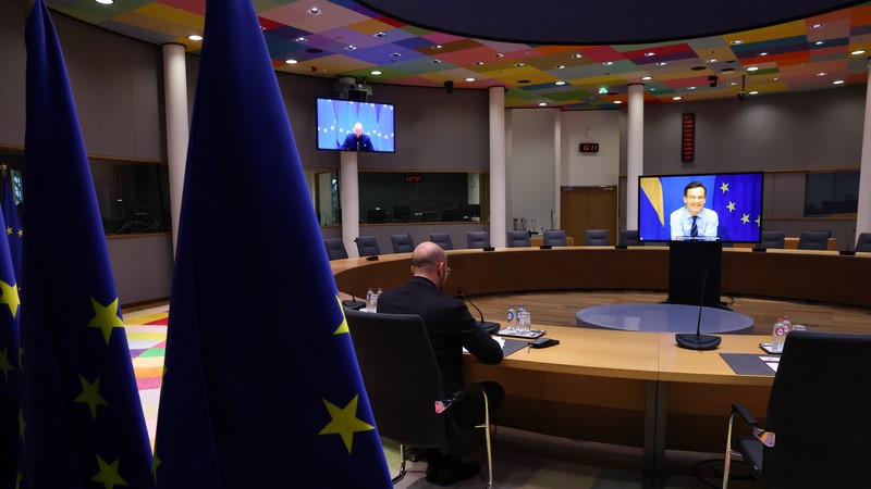 President Michel meets Prime Minister of Sweden via video conference