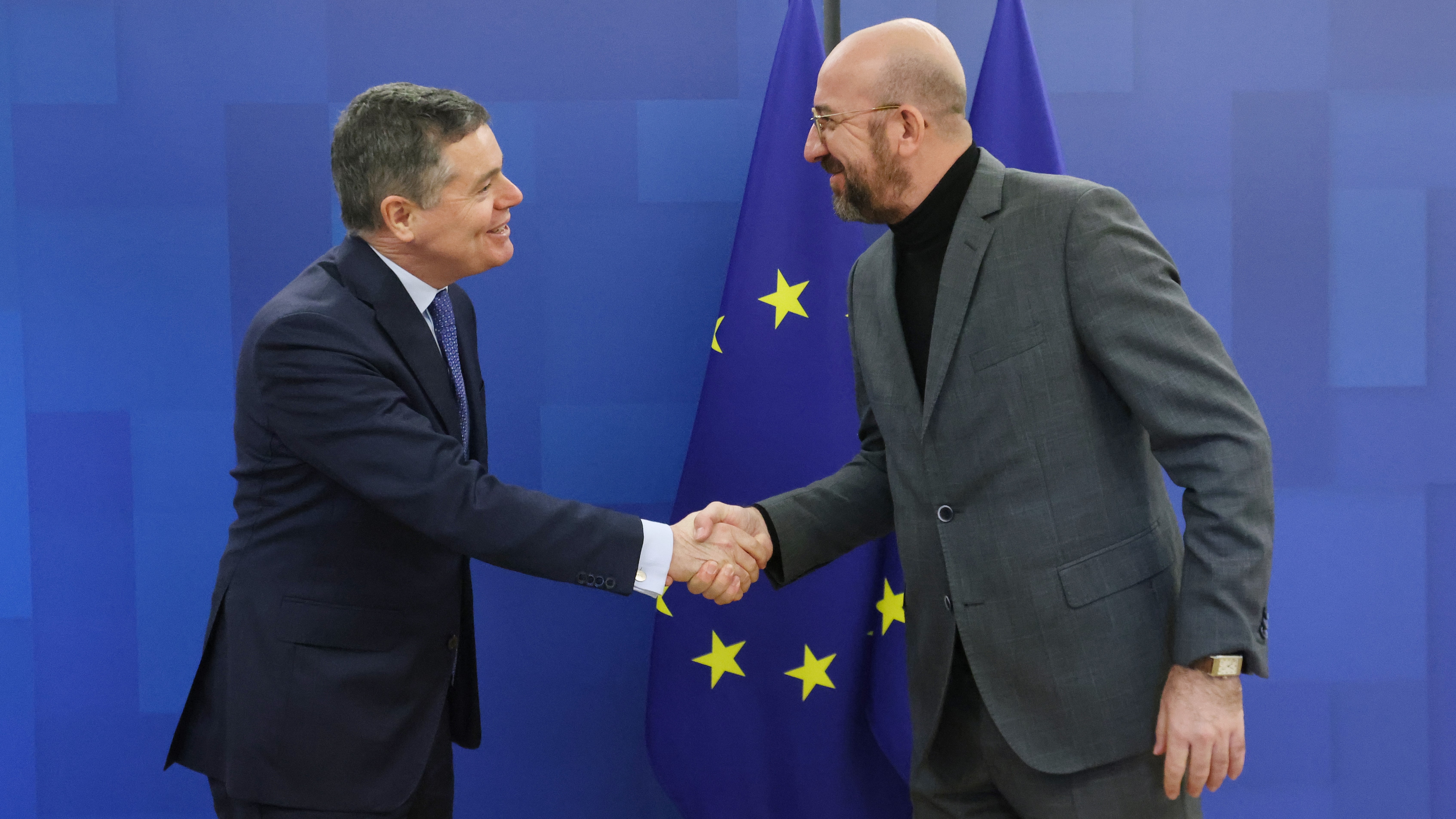 President Michel meets President of the Eurogroup